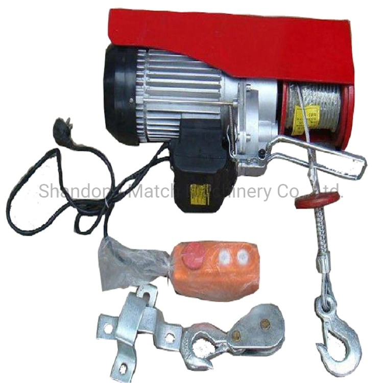 PA1000 Electric Wire Rope Hoist Wire Rope PA1000 Mini Small Electric Hoist