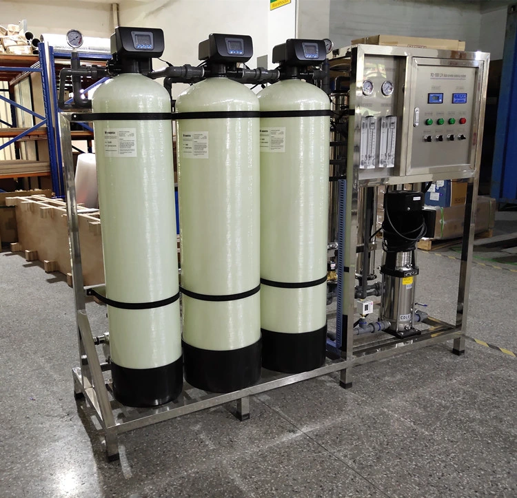 1000lph Borehole Water Treatment System Bottled Mineral Water Machine Plant RO Pure Water Making Machine Sachet Water Filling Packaging Machine