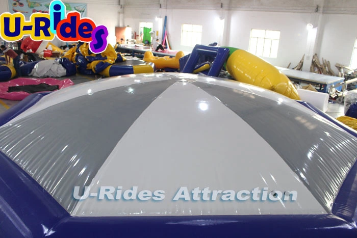 water park gigantic bouncing dome water trampoline jumping bed for aquapark