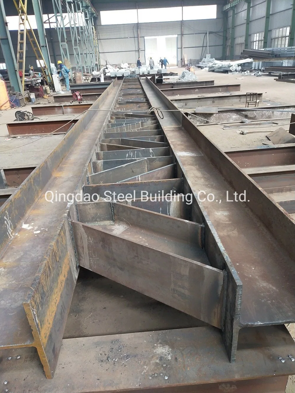Structural Steel Truss Prefab Prefabricated Weld Steel Structure Warehouse Construction Building with Drawing