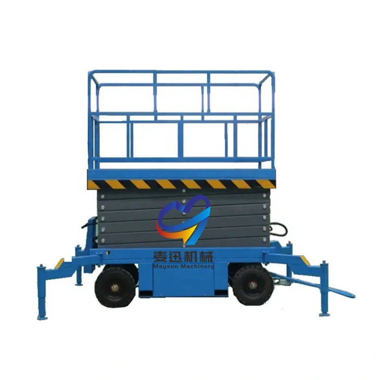 6m/8m/10m/12m Electric Lift Platform Hydraulic Traction Small Traction Lift Truck