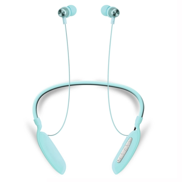 OEM Headphone Neckband Magnetic Sport Earbuds Wireless Custom Print Bt 5.0 Stereo Wireless Sports Neckband Headphones