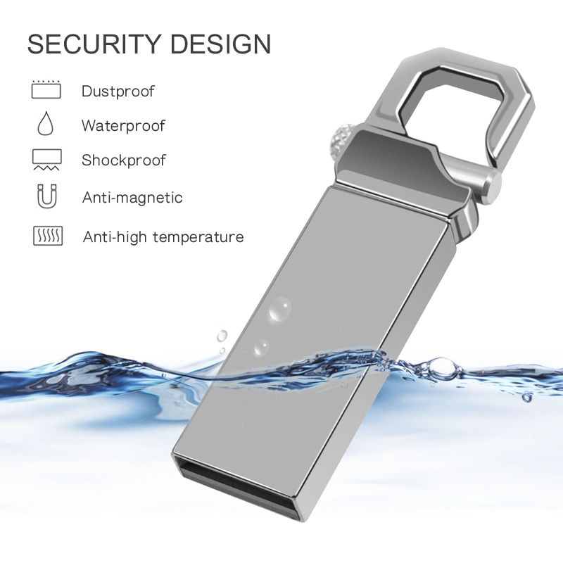 OEM Metall Mini USB Flash Drive 3,0 8GB bis 128GB Kundenspezifischer Wasserdichter Pen Drive Fabrik Direkt Großhandel/Lieferant