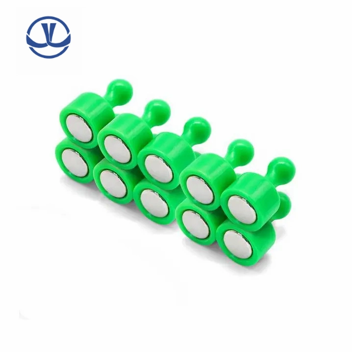 Color fuerte Magnetic thumback Neodimio magnético Pushpin plástico Magneto Pizarra Oficina de enseñanza