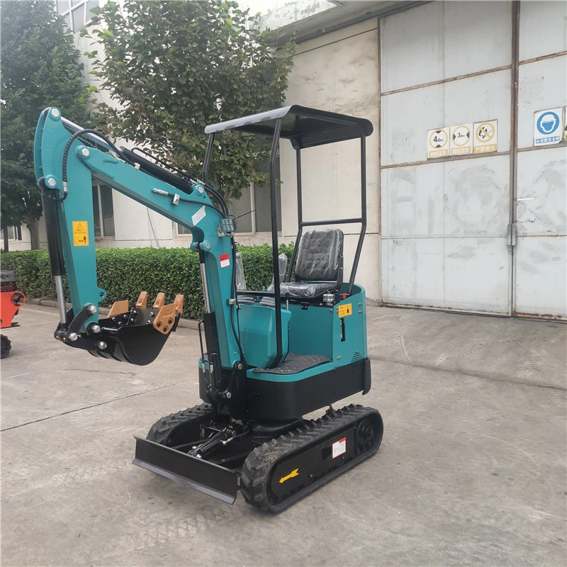 China Marke HT 1ton Mini Bagger CE EPA Erde bewegen Maschinen Diggers Baufarm Gargen Kleine Schaufel Micro Bagger