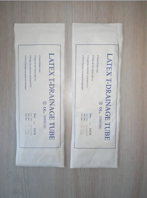 T-Drainage Tube Packed in Individual Blister Bag