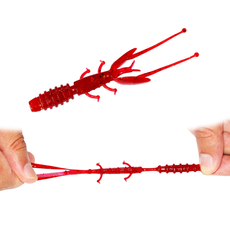 1.7g Fishing Lure Long Shrimp Soft Lure Artificial Lure Soft Bait