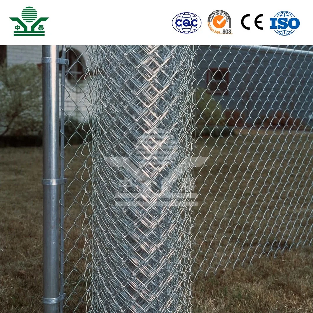 Zhongtai 1X1 Chain Link Fence 3 Inch 75mm 12.5g Chain Link Fence China Suppliers Chain Link Fencing Mesh