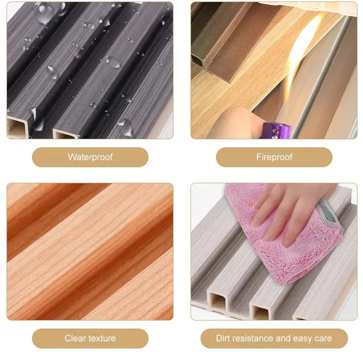 PVC Bamboo Wood Fiber Grille Great Wall Board Making Machine for Concave-Convex Wall Panel TV Background Wood Veneer Dado Ceiling Decorative Board