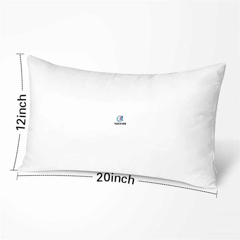 Standard Size Rectangle Throw Pillow Insert 12"X20"