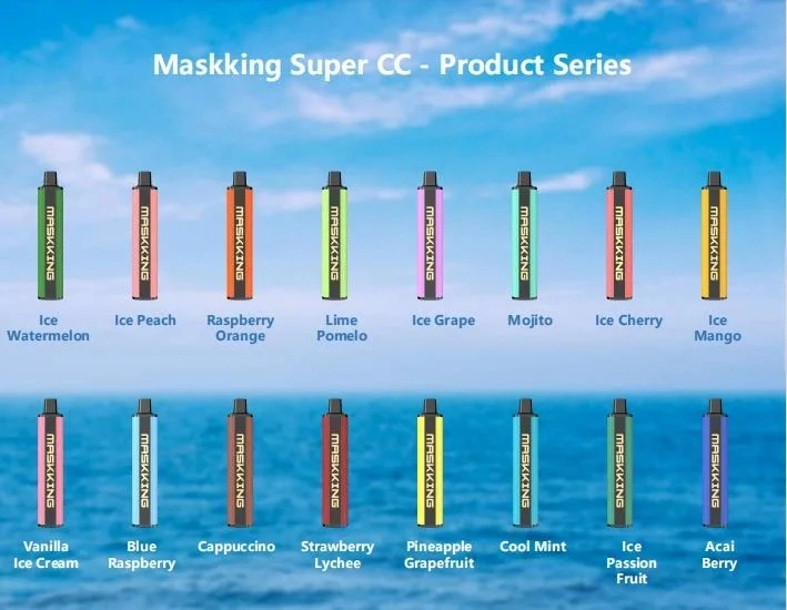 2023 Maskking Nuevo producto Super Cc Vape desechables ajuste vertical de la bobina de malla