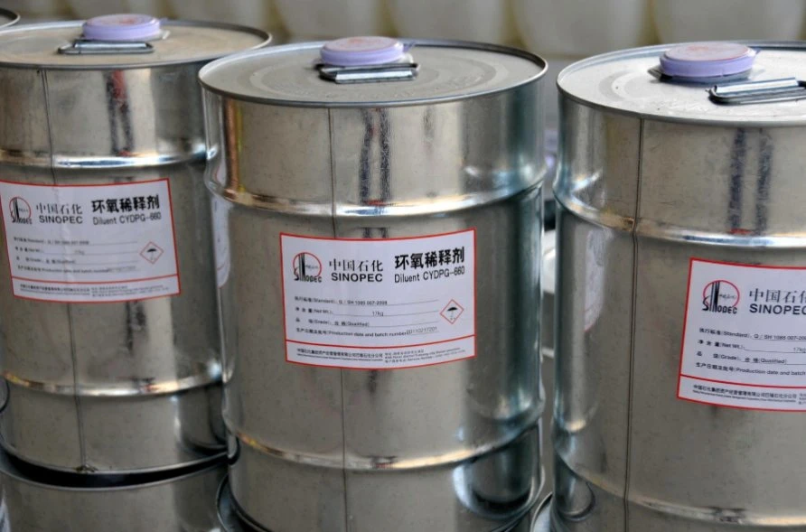 Sinopec resina Epoxy diluyente (Lauril Acolhol y Tetraldecanol Glycidol Ther) utilizado para el adhesivo