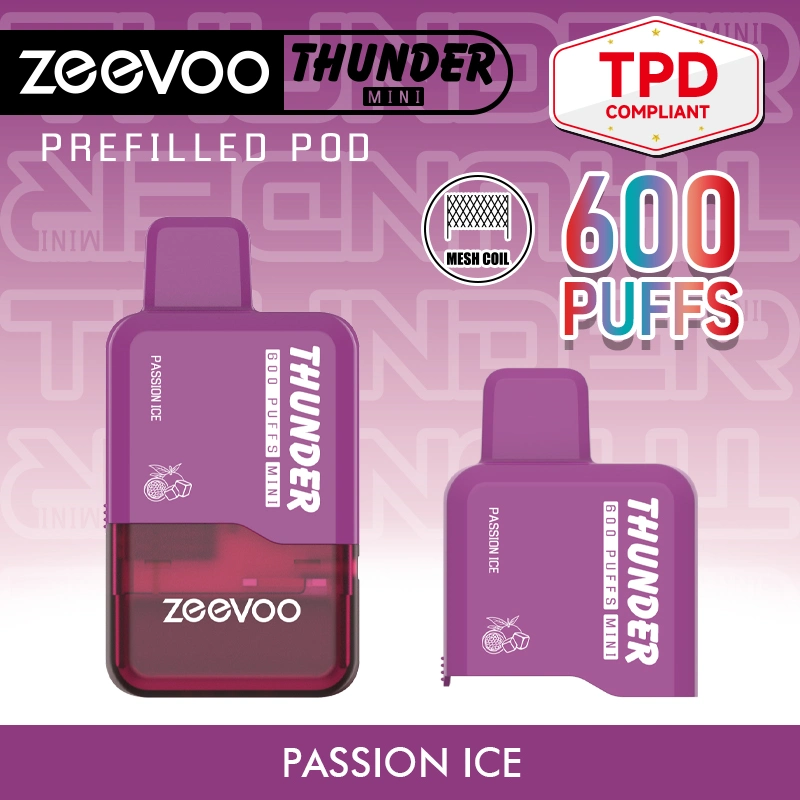 Zeevoo Thunder dernière E liquide cigarette Cuvie jetable Vape populaire Avec certification DPT