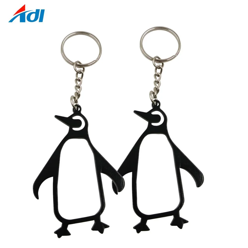 2021 Keychain Manufacturers Aluminum 3D Bottle Opener Keychain with Keyring