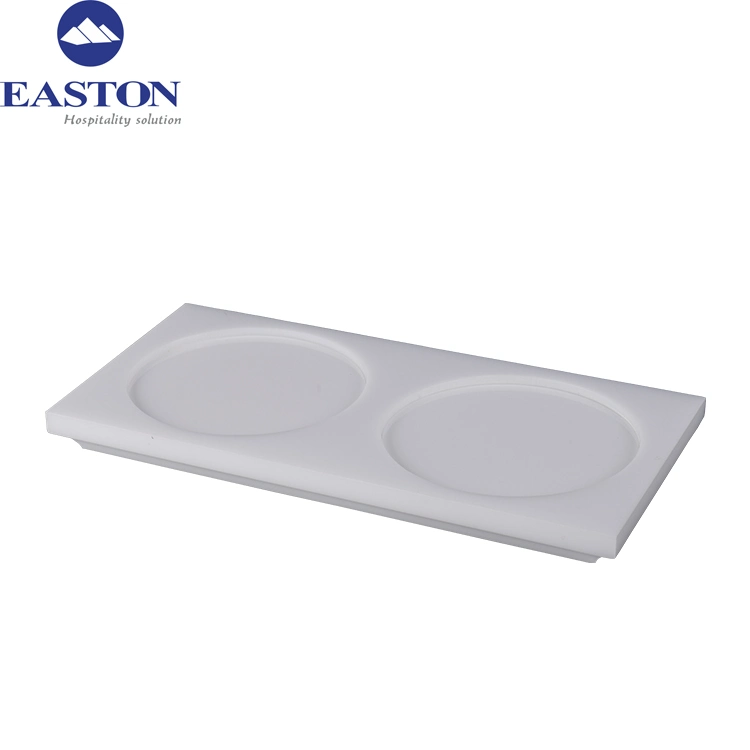 Hotel Custom Logo papel Caja de embalaje Napkin Tissus Holder