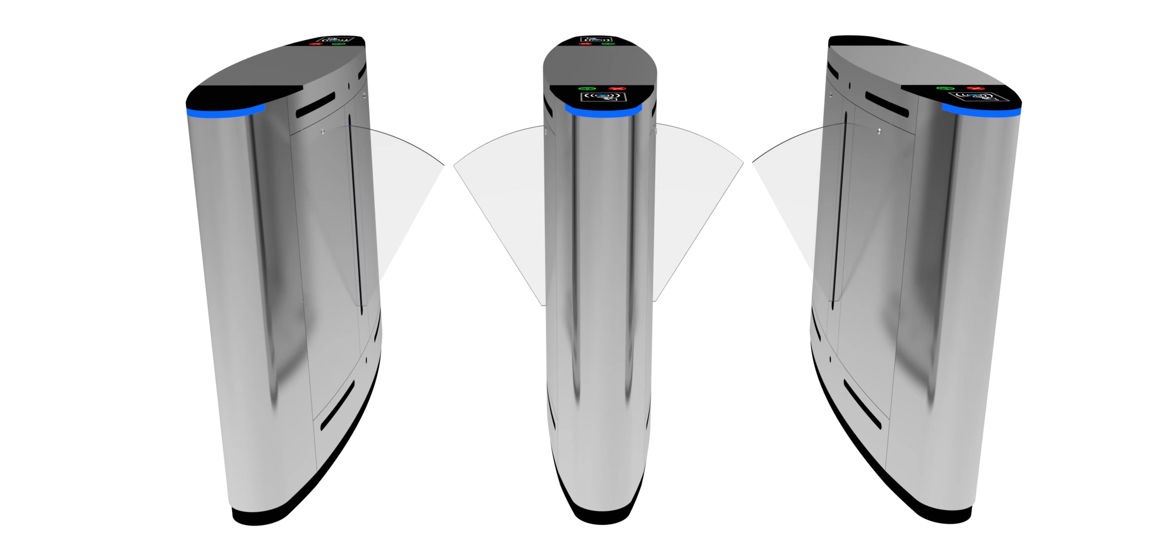 Biometric RFID Access Control Tripod Turnstile Waist Height Turnstile for Construction Site