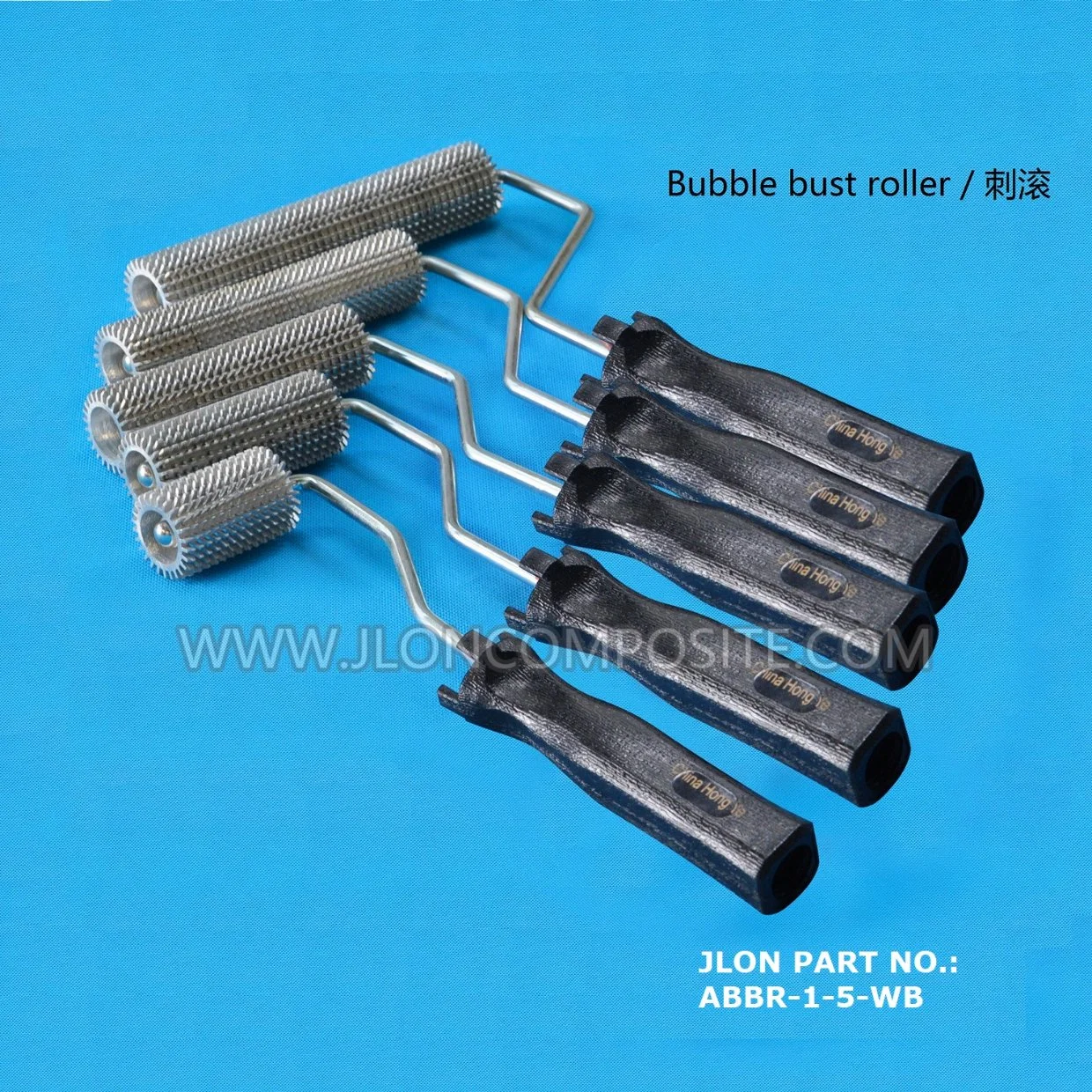 Aluminum Fiberglass Bubble Roller for FRP Hand Lay up FRP Tools