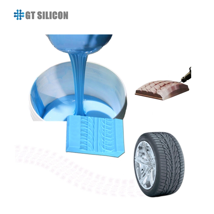 for Tire Mold Good Flowability Tin Liquid Silicone Rubber