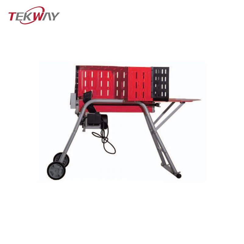 Tekway New Type 5 Ton / 7 Ton Log Splitter with 1500W 2300W Motor 110V 220V 52cm Splitting Length Industrial Wood Splitters