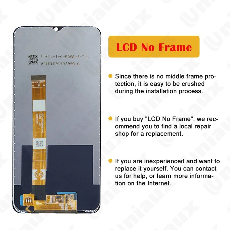 6,5''original para la pantalla LCD Oppo Realme C3 Rmx2027 Rmx2021 Rmx2020 Sustitución del digitalizador de pantalla táctil para la pantalla LCD Realme C3