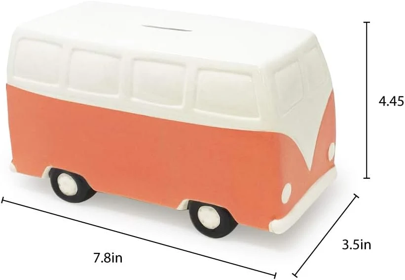 Voiture de céramique rétro Coin de l'enregistrement de la Banque de la Porcelaine Vintage tirelire de l'argent pour les enfants de conteneur