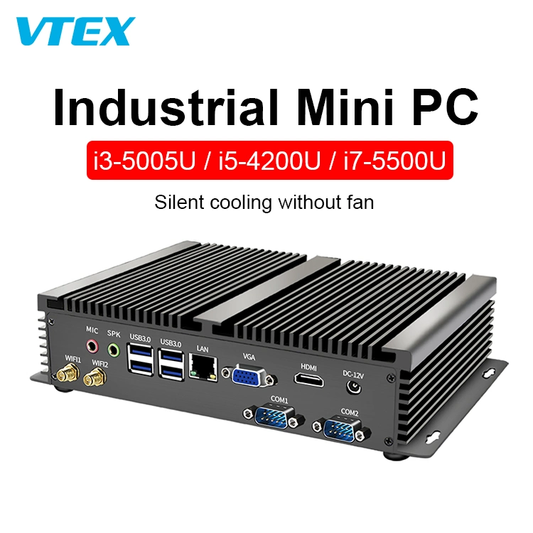 Lüfterloser Industrie-Mini-PC Box-PC Mini-Computer Mini-PC