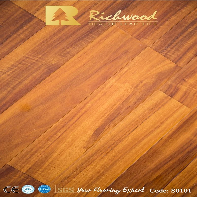 U Groove Walnut AC3 Cherry Engineered Laminate Wood Floor for Decorative