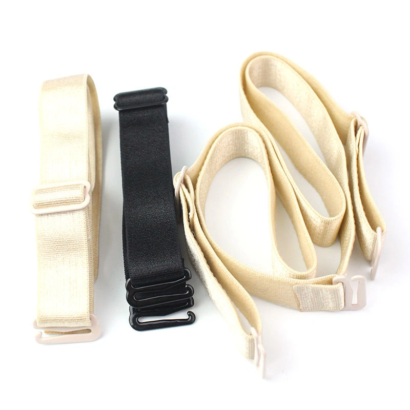 Factory Customized High quality/High cost performance  Nylon Spandex Underwear Shoulder Strap Elasitc Webbing