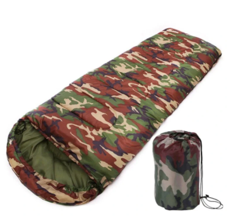 Jinteng Camouflage Piscina portátil à prova de sacos de dormir Camping -30 graus Saco de Dormir