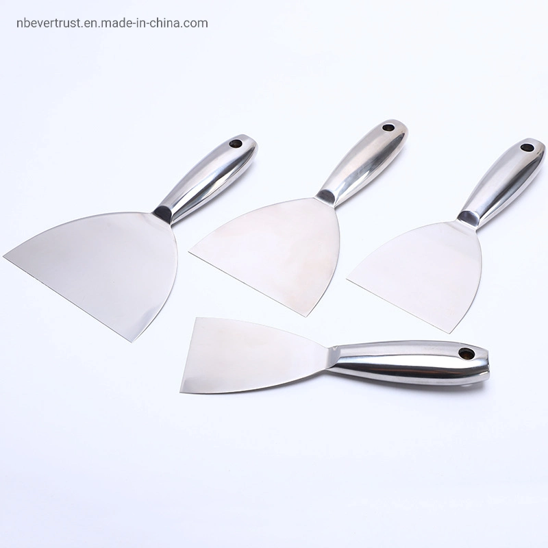 High quality/High cost performance  Stainless Steel Putty Knife Plastic Wooden Stainless Steel Handle Garden Tool