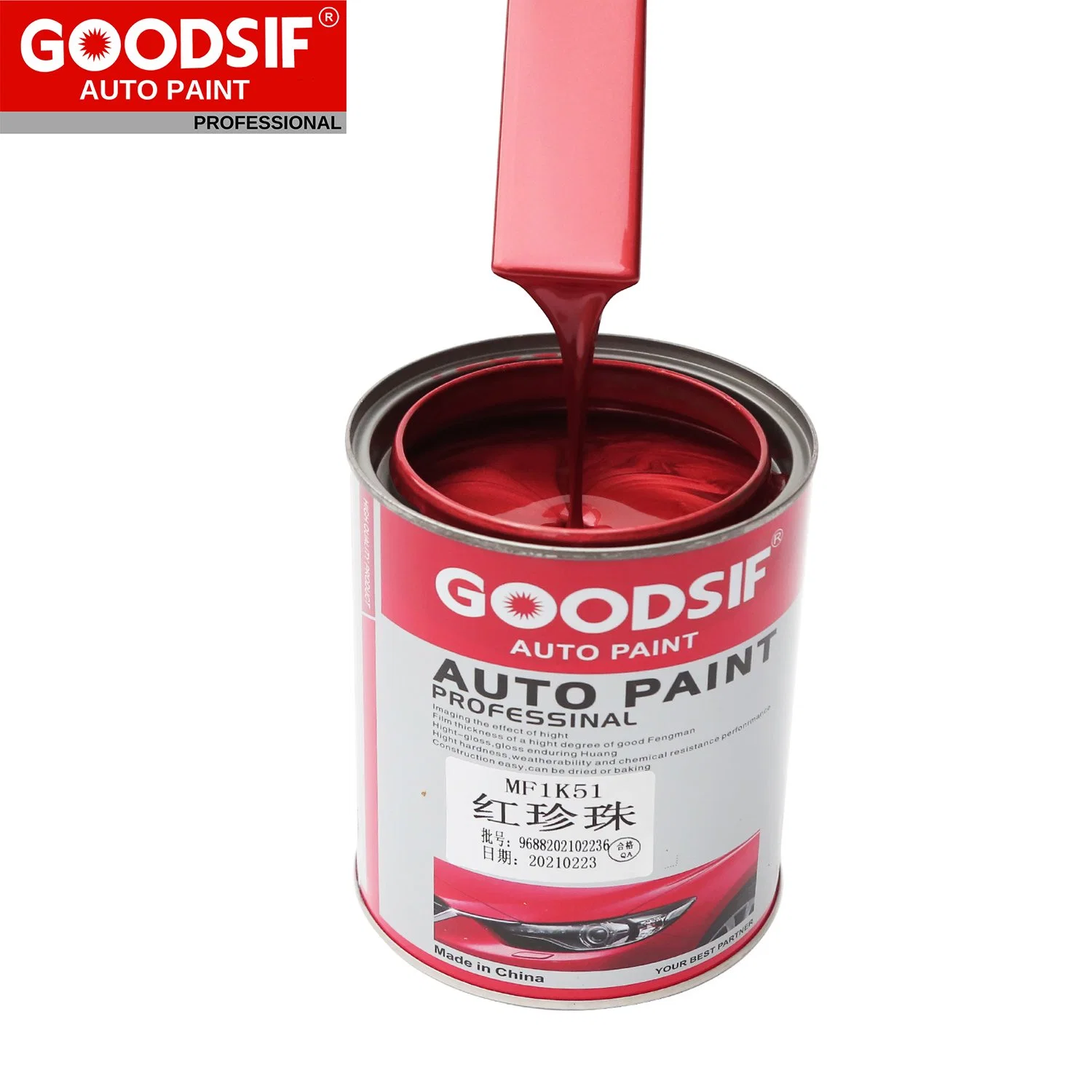 Venta al por mayor Pintura de automóviles Precio Automoción transparente barniz claro Acrílico Pintura de acabado automático para taller de reparación de automóviles