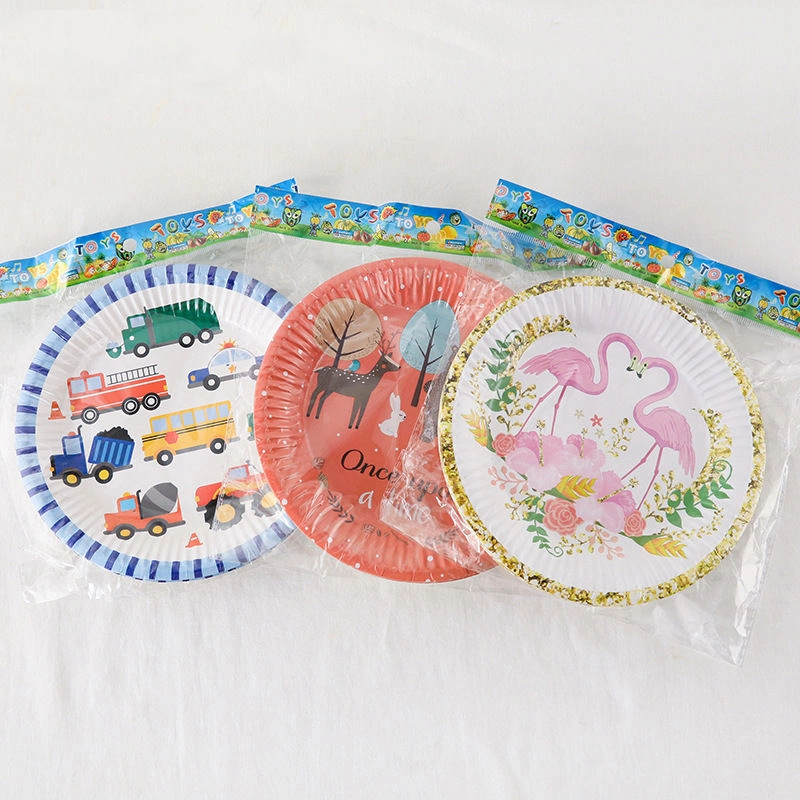 Disposable Tableware Paper Plates Cups Napkins for Thanksgiving Table Decoration Thanksgiving Dinnerware