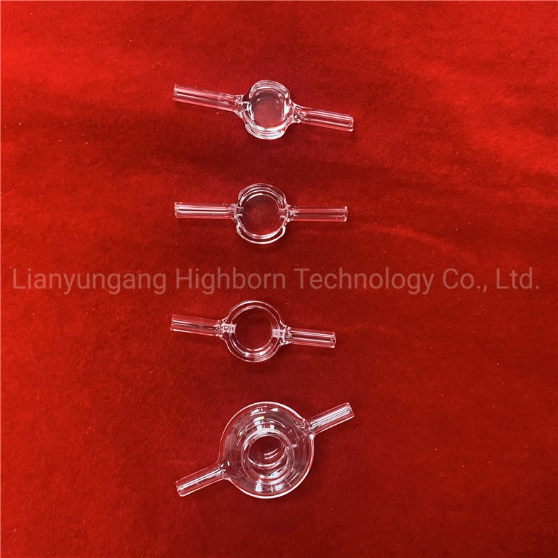 Customized Clear Special Shape High UV Transmission Quartz Glass Flow Cell Cytosense Series Instruments