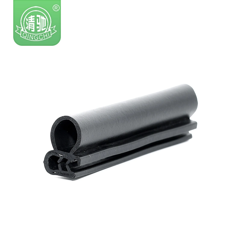 Car Door Weatherstrip with Steel Bone Rubber Seal Strip