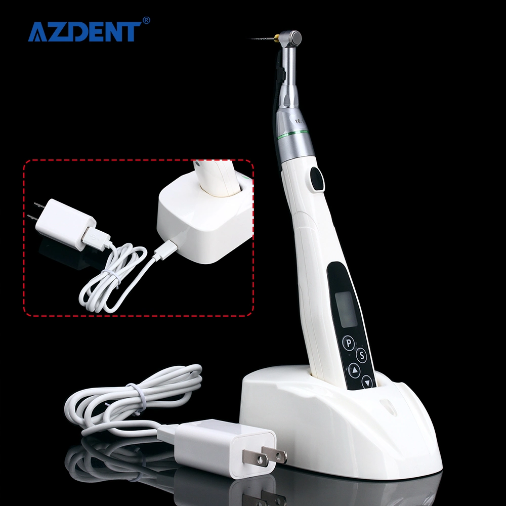 Azdent Mini Cordless 16: 1 Motor de Endo LED Dental con certificación CE