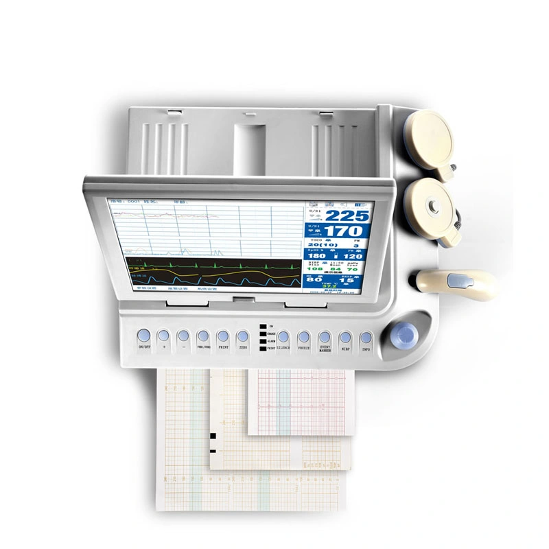 Medical Twin Fetal Monitoring Equipment Portable Fetal Monitor