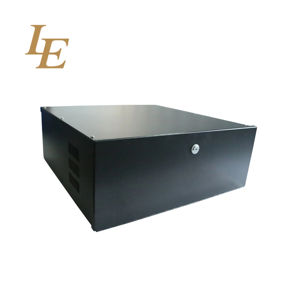 DVR Box with Lock Side Vented Panel Security Box