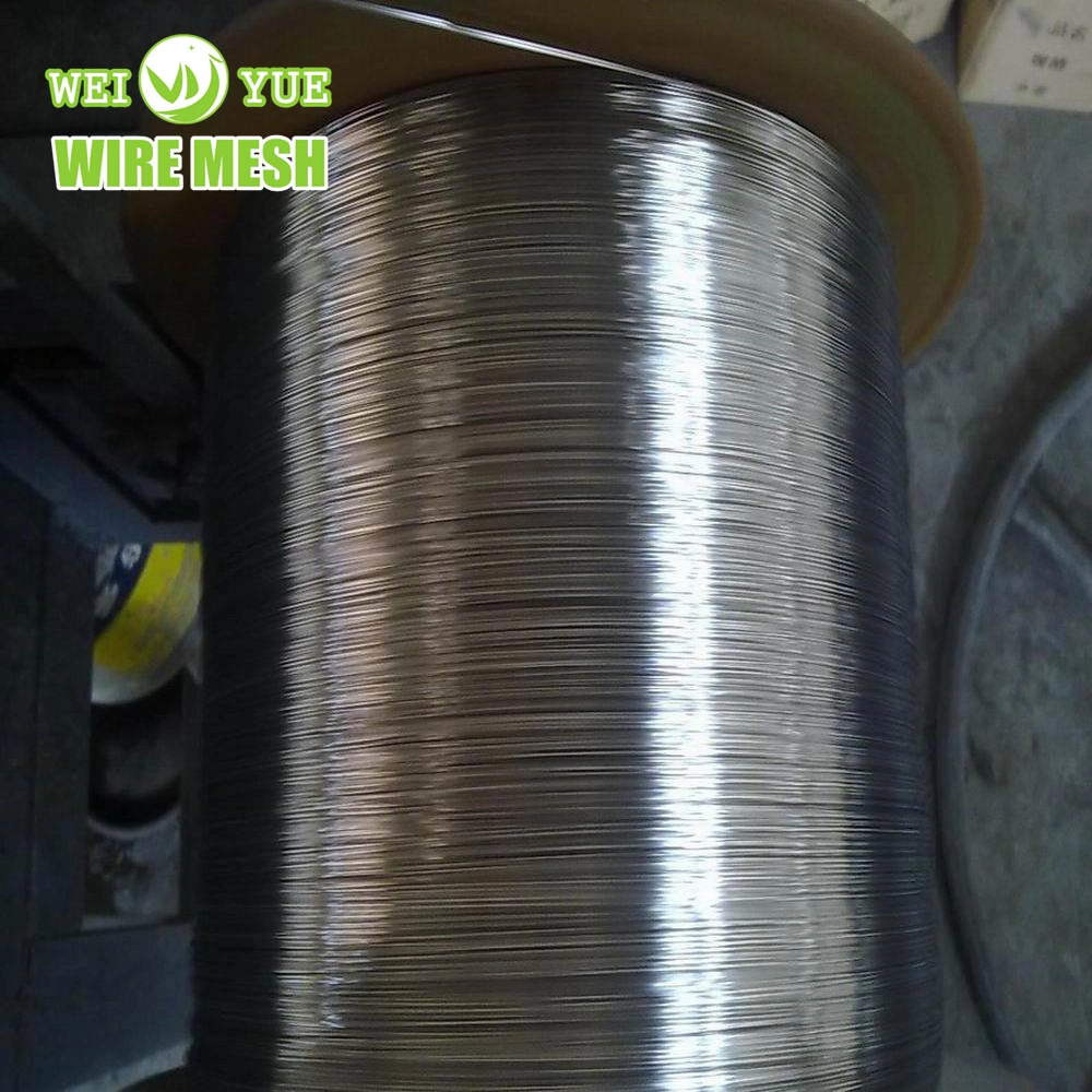 AWG 304 316 0.018-0.05mm Fine Steel Wire Metallic Yarns Filament for Textile