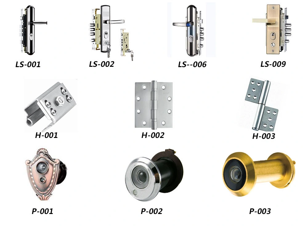 Heat-Transfer Painting Exterior Security Steel Armour Iron Door