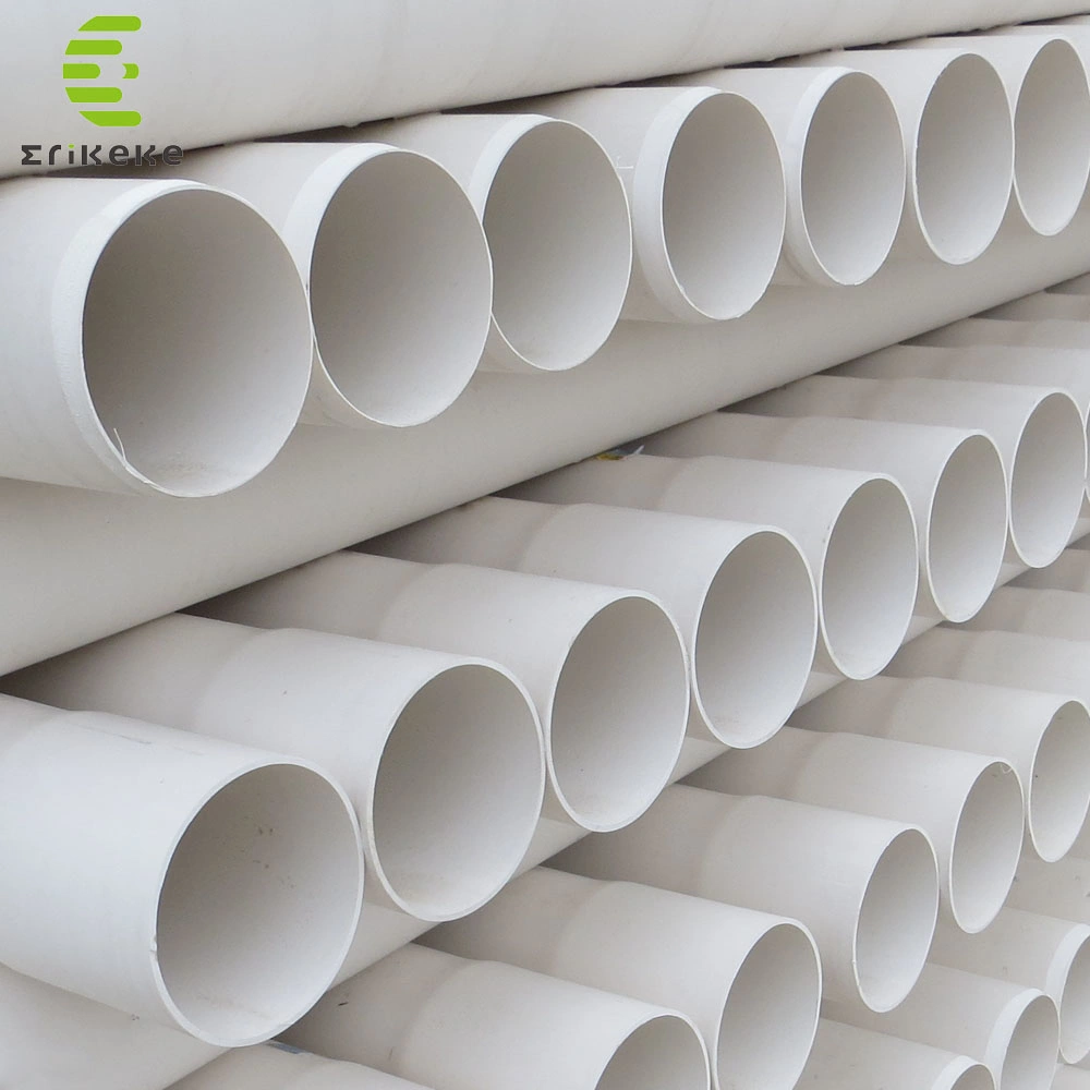 أنبوب أنبوب PVC PVC بأنبوب أنابيب المياه باللون الأبيض 2.5 بوصة أنبوب تهوية أنبوب المياه الصلب الخاص بالموضع المستدير البلاستيكي