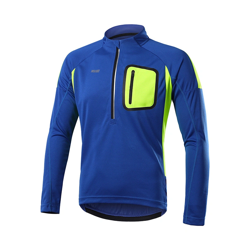 Wholesale/Supplier Mens Quick-Dry Wicking Breathable Long Sleeve Premium Cycling Jersey