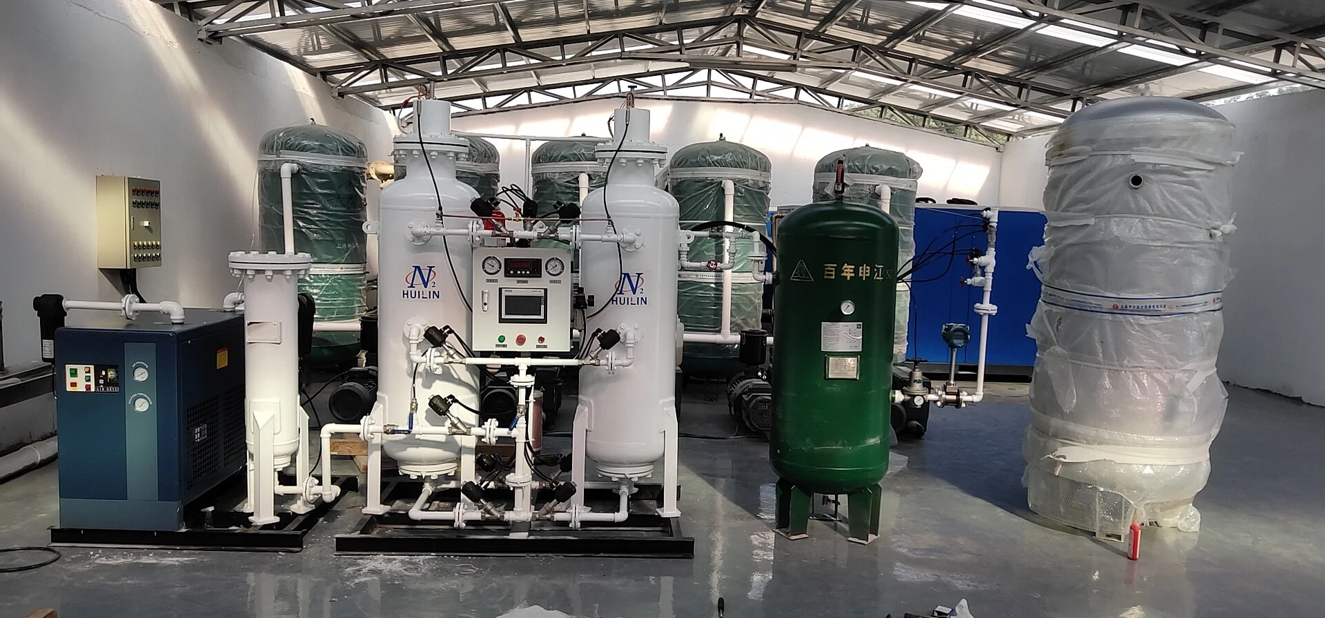 Automatic Running Psa Oxygen Gas Generator with Filling System