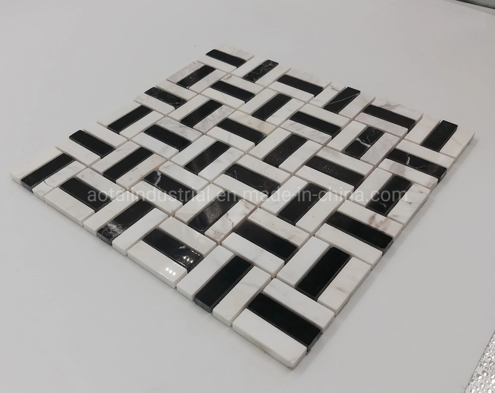 The Wholesale/Supplier Price Polished Marble Stone Square Mosaic Tiles