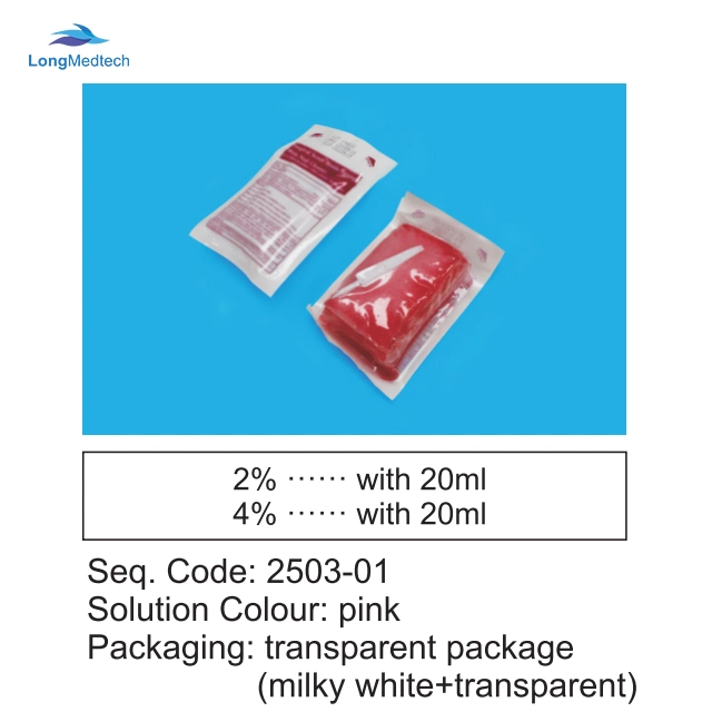 Chirurgische Schrubbürste mit 4% / 2% Chlorhexidin