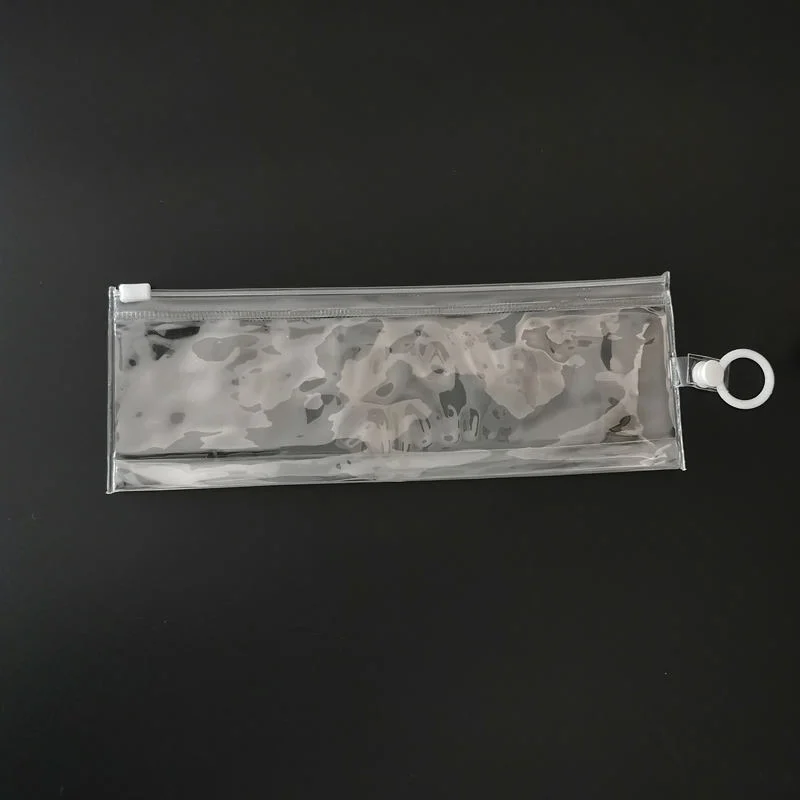 Custom Stand up Clear Soft EVA Toothbrush Zipper Bag Ziplock PVC Toothpaste Package Bag