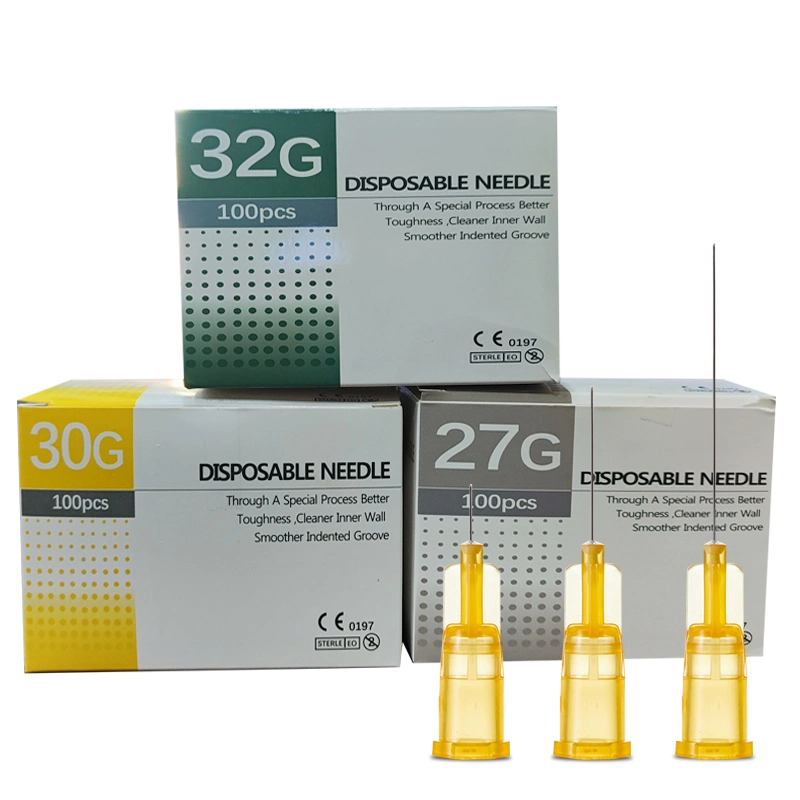 Safety Hypodermic Syringe Mesotherapy Needles 30g 13mm