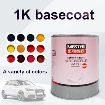 Good Color Retention Car Paint High Chroma Acrylic Auto Paint Mesteo HS 1K Basecoat Transparant Yellow (Organic yellow) M128