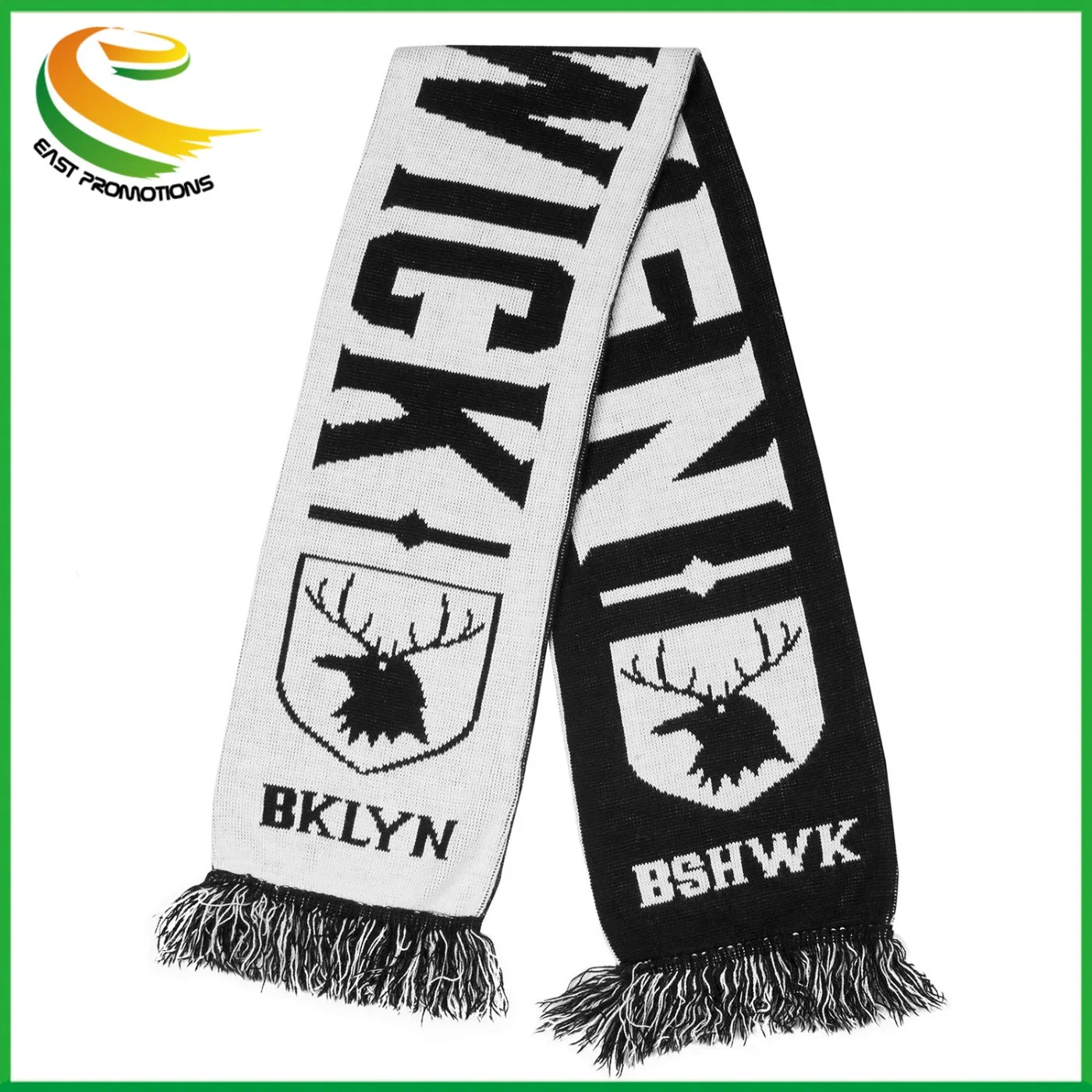 Polyester Satin Printing Sports Team Promotional Football Fans Scarf