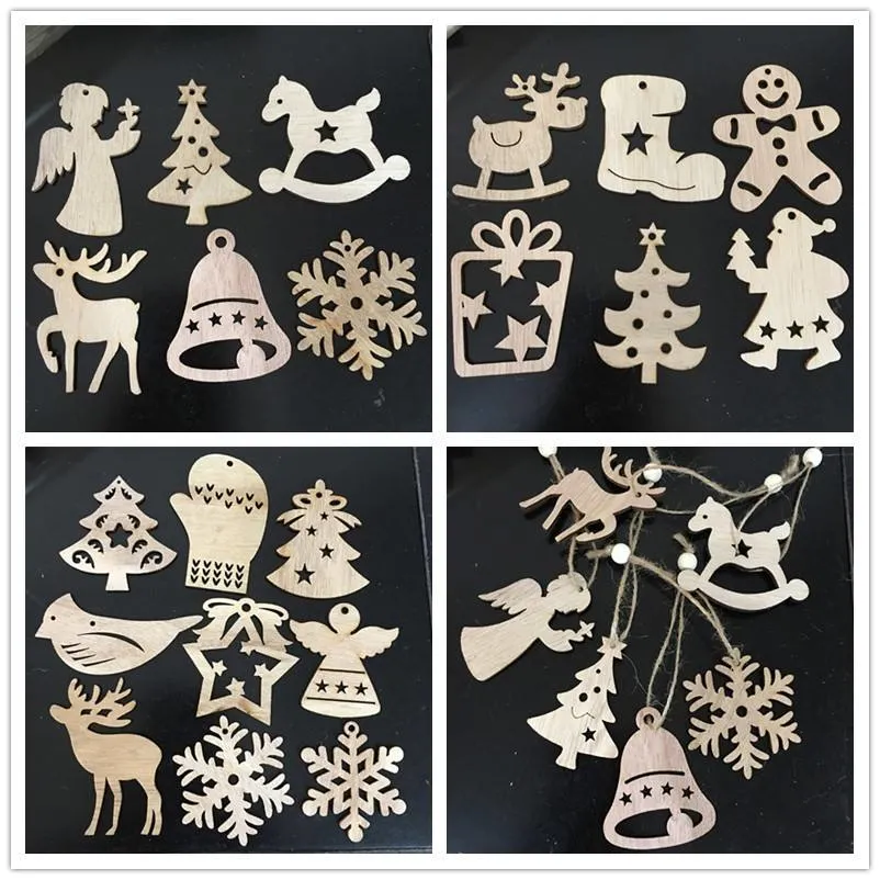 Laser Cutting Service Wooden Christmas Ornaments