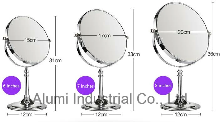 Double Sided Cosmetic Table Mirrors